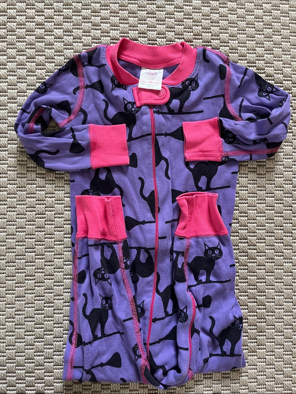 Hanna Andersson - Purple Cat Print Pajamas